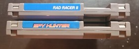 Rad Racer II 2 & Spy Hunter Nintendo Entertainment System NES