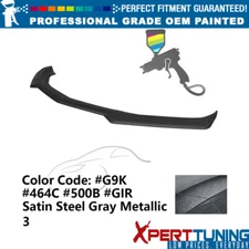 Fits 16-24 Chevy Camaro 1LE Front Bumper Lip ABS #G9K Satin Steel Gray