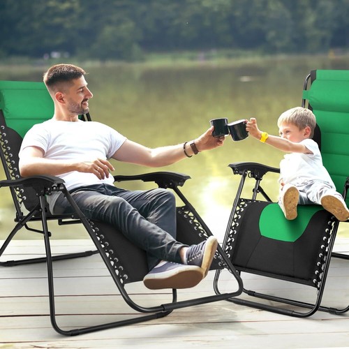 KEPLIN Set di 2 sedie XXL Premium Resistenti Textole Zero Gravity - Foto 44 di 77