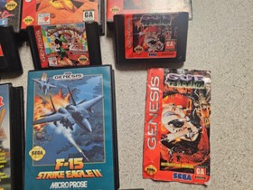 Sega Genesis 7 Game Lot with cases. great titles.