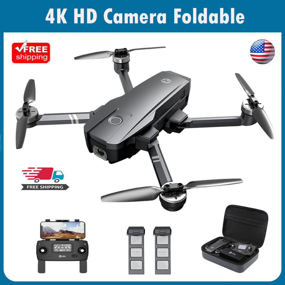 Holy Stone HS720 GPS Foldable RC Drone 4K HD Camera Brushless FPV  2 Battery