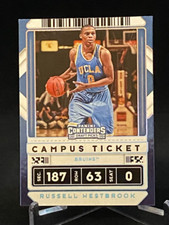 2020-21 Contenders Draft Picks Campus Ticket Variation #3 Russell Westbrook