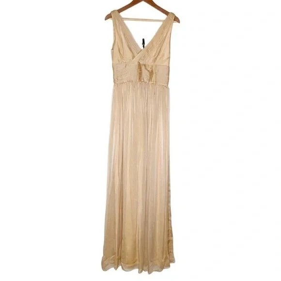Chiffon Gold Bridesmaid Dresses for sale | eBay