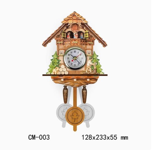 Cuckoo Wall Clock Vintage Antique Wooden Hanging Clock Home Living Room Decor - Bild 4 von 40