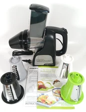 Presto 02970 Professional Salad Shooter Electric Slicer Shredder Black