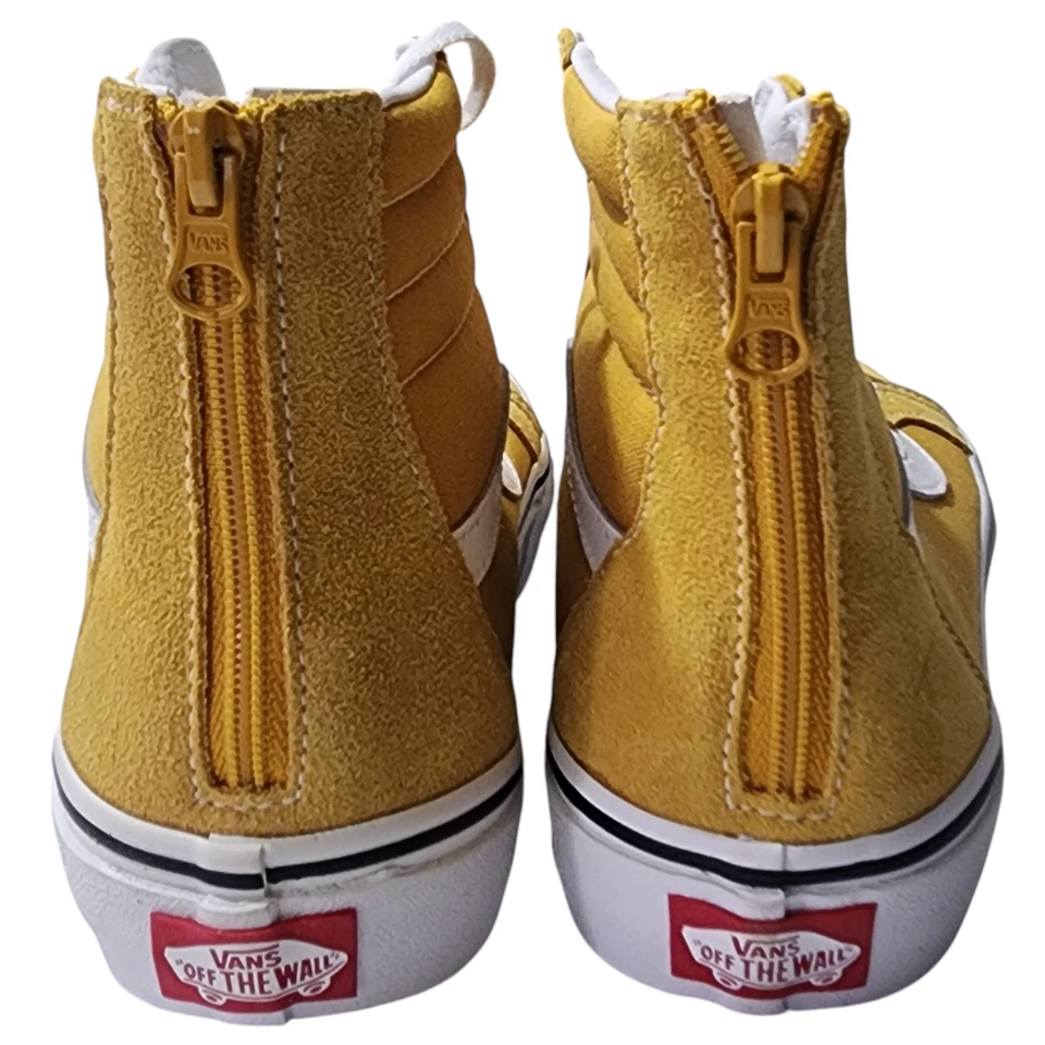Zapatilla deportiva unisex con cremallera Vans Sk8-Hi para niños Foto 3 de 4