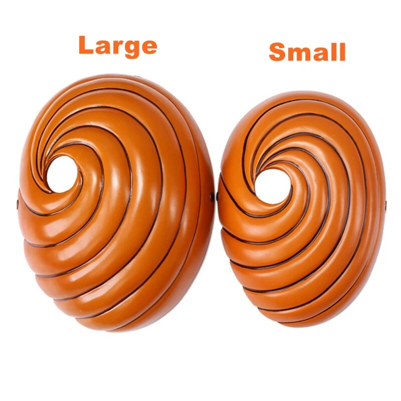 Anime Naruto Akatsuki Tobi Uchiha Obito Costume Mask Helmet Halloween Cosplay - Image 2 of 4