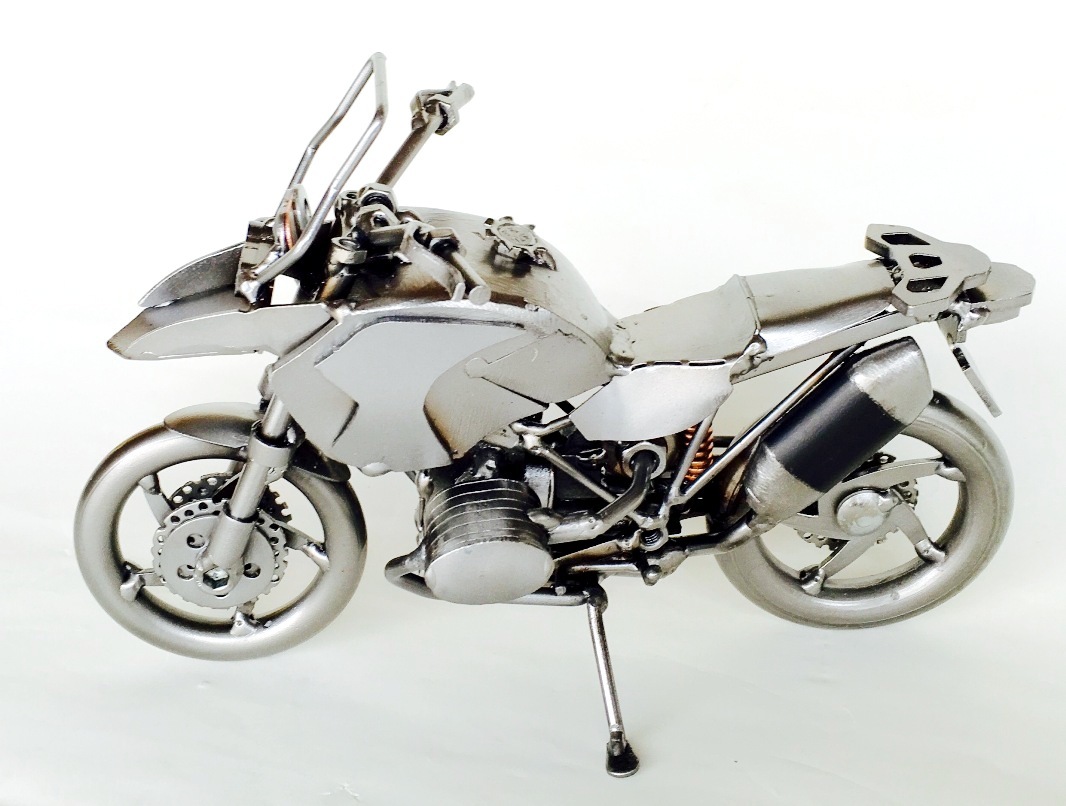 Moto Boxer Enduro Hinz & Kunst en acier - Cadeau original pour motard