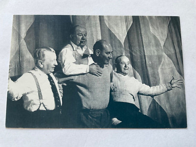 Postkarte 1954 Die verrückte Bande Nervo Knox Naughton Gold Bud Flanagan Chesney Allen