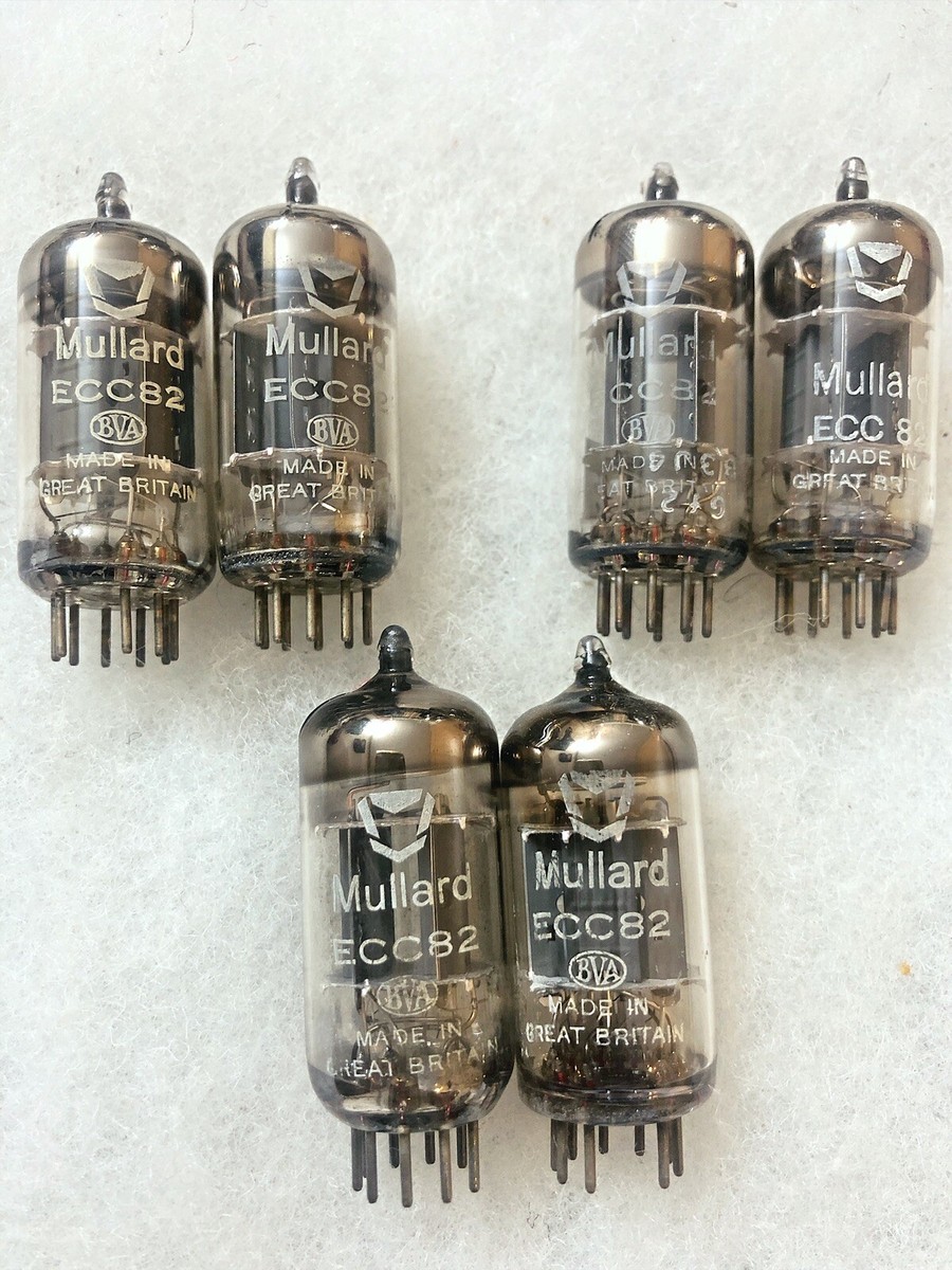 Mullard 12AU7 ECC82 CV491 O getter Matched Pair Excellent