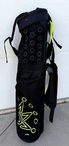 NEW 2018 Scotty Cameron Club Cameron Journeyman Sunday Golf Bag Black and Yellow