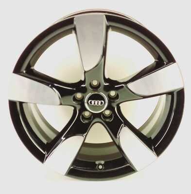 New OEM Genuine Audi A4 S4 Black Orion 5 spoke 19