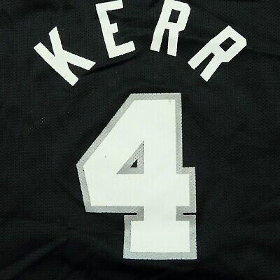 Rare Vintage CHAMPION Steve Kerr San Antonio Spurs NBA Jersey 90s Black  Youth L 
