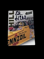 Eddie Hill 1994 ACTION PACKED #1 autographed NHRA RACING LEGEND card RARE