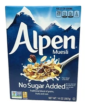 Alpen Muesli No Sugar Added Cereal 14 oz