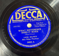 LEON SELPH'S Blue Ridge Playboys 