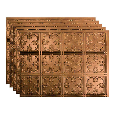 Fasade 18in x 24in Traditional Style/Pattern #10 Backsplash Panel