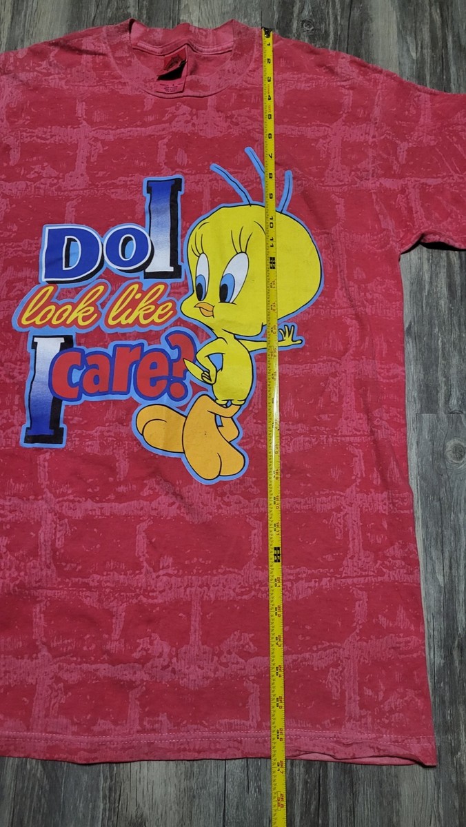 Vintage 90 Tweety Bird Size Large Looney Tunes Graphic Tee
