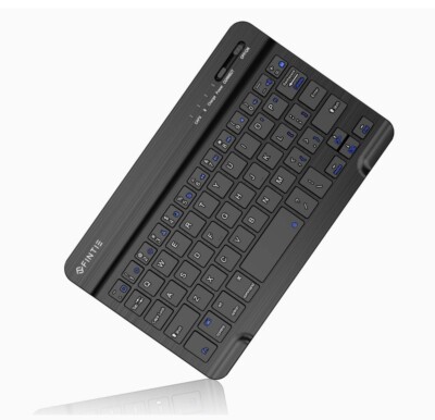 7-Inch Ultrathin 4mm Wireless Bluetooth Keyboard for iPad Samsung ...