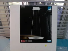 EGLO 39269A LED Pendant, 15.75 -Inch, White / 19.5 watt