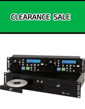 GEMINI CD 200 SYSTEM DJ Setup - Control Unit & Dual CD Player -