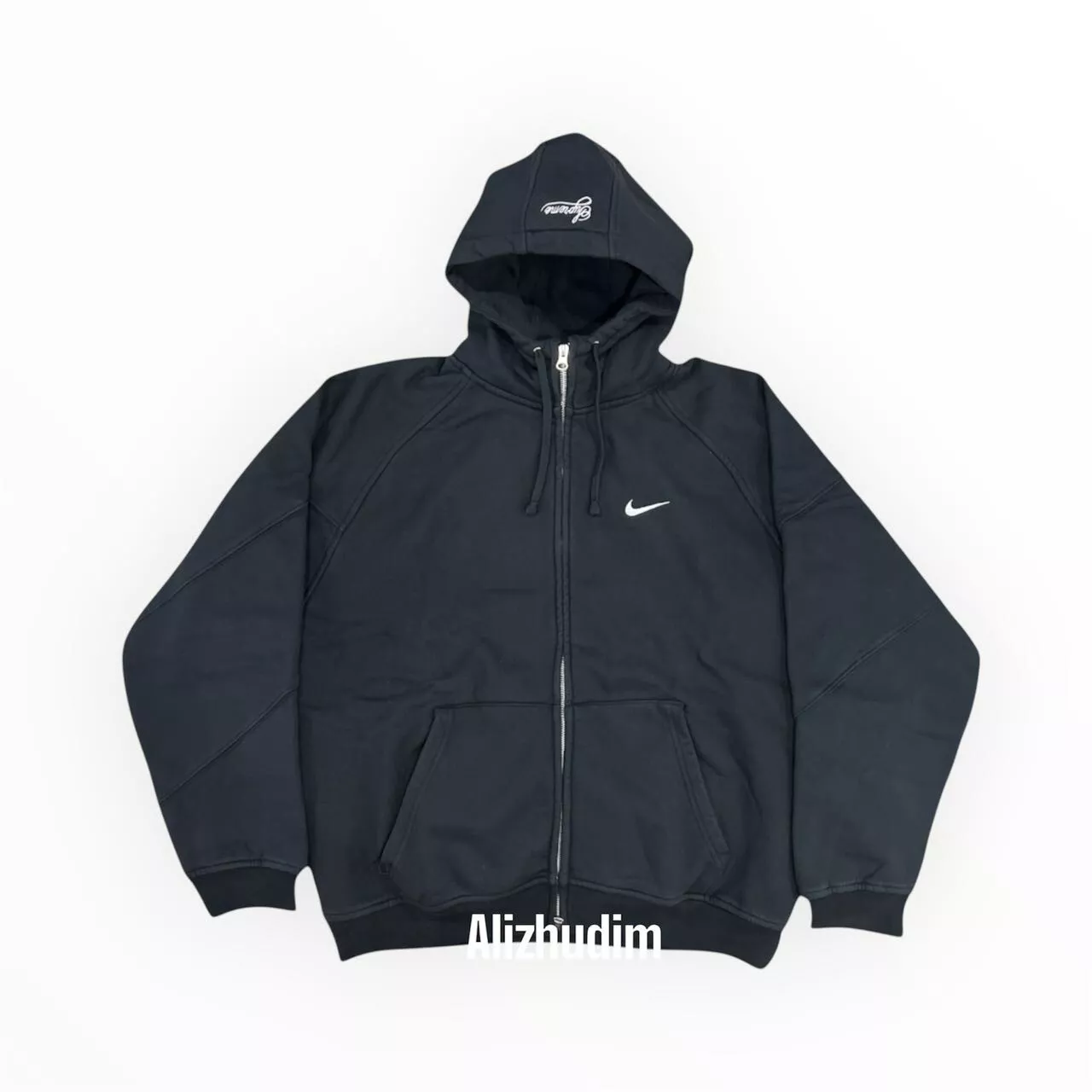 SWEAT SHIRT À CAPUCHE ZIPPÉ NIKE SUPREME SS25 NOIR MOYEN AIR MAX