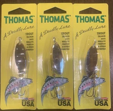 3 Packs Thomas E P Spinn 1/5 Oz Nickel Gold