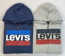 Boy's Youth Levi's Cotton Full-Zip Hoodie NEW Large