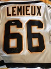 MARIO LEMIEUX autograph signed PITTSBURGH PENGUINS JERSEY PSA/DNA COA