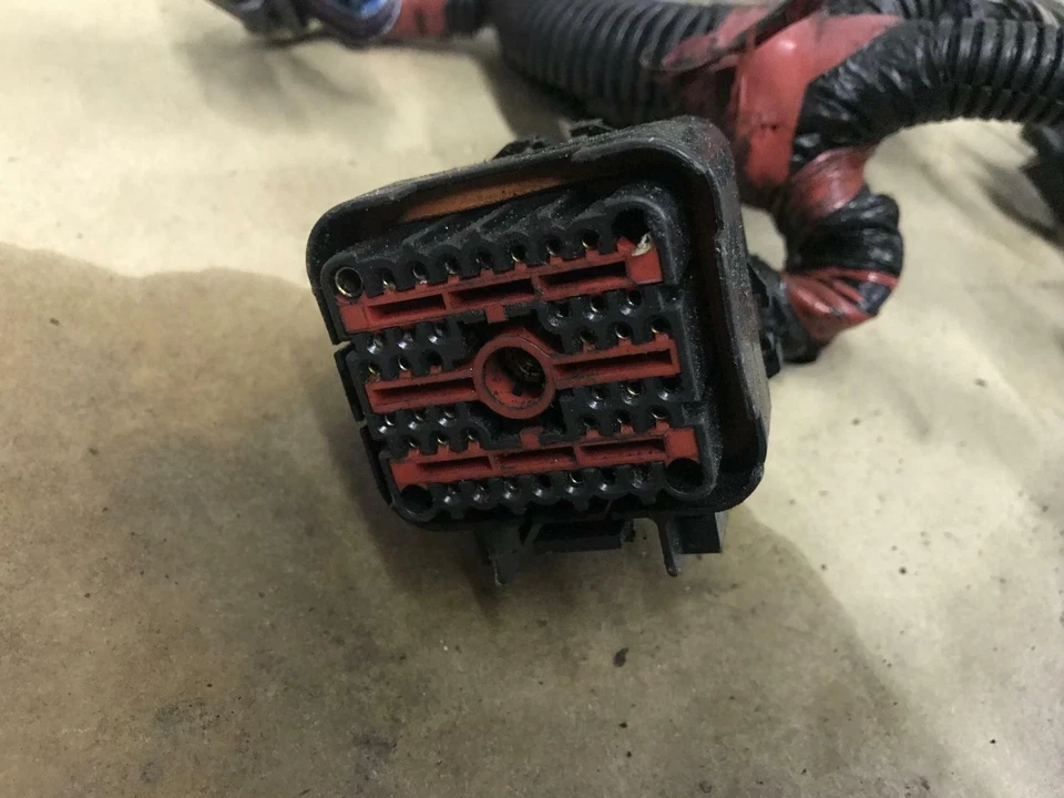 1999 Ford F350 F450 7.3L powerstroke engine wiring harness at16018 - Image 4 of 4