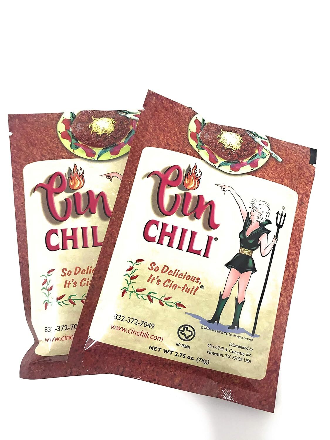 Cin Chili Season Packet Set of 2 Dry Season Packets, Award Winning