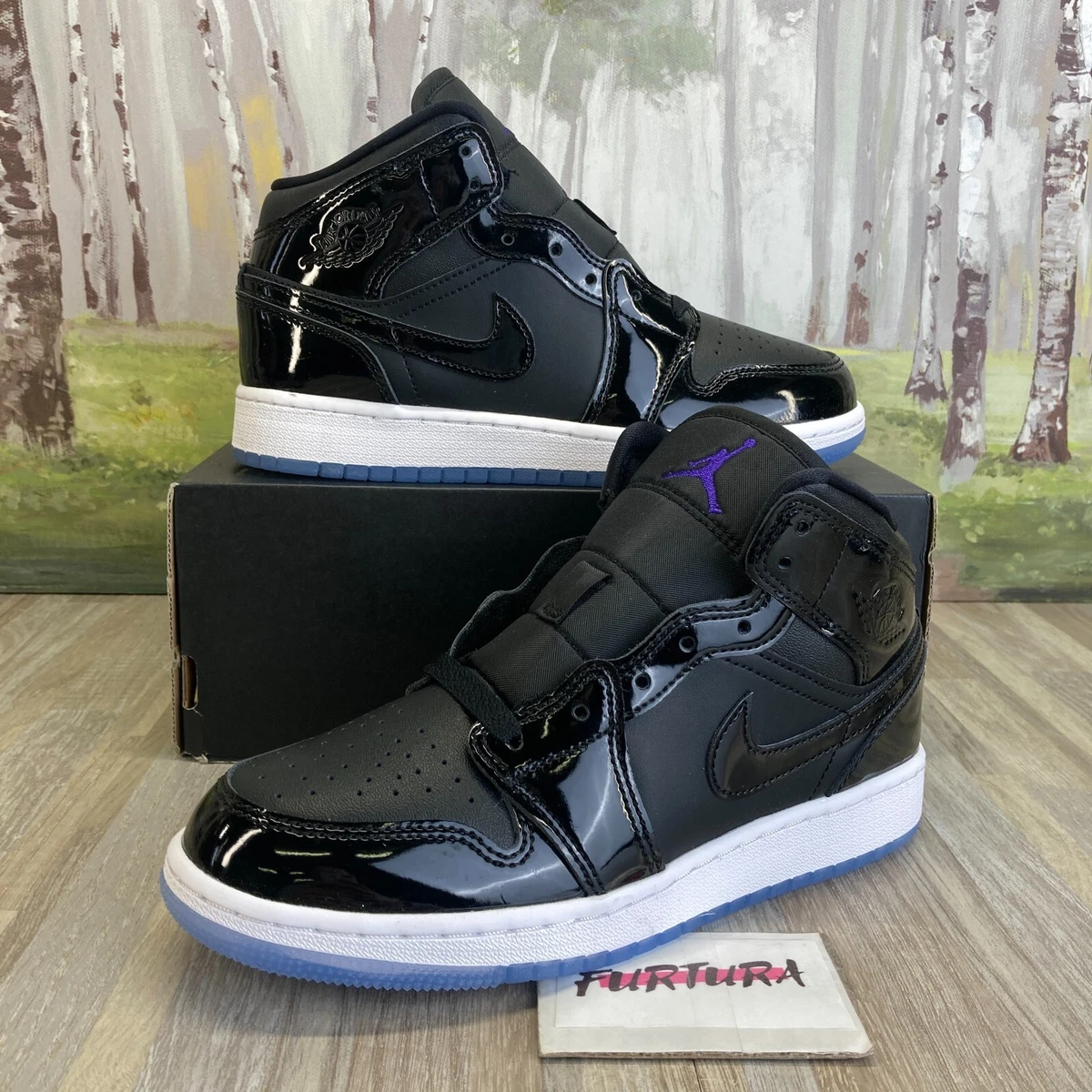 Nike Air Jordan 1 Mid (GS) Space Jam DV1337-004 Size 4Y / Women's 5.5 Shoes