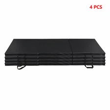 4X Mat Thick Foam Folding Fitness Exercise Gymnastics Panel Gym Workout