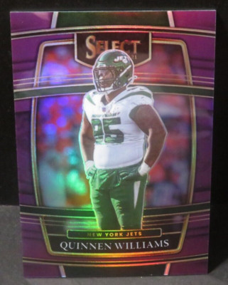 #4026 2021 SELECT QUINNEN WILLIAMS #27 PURPLE 9/75