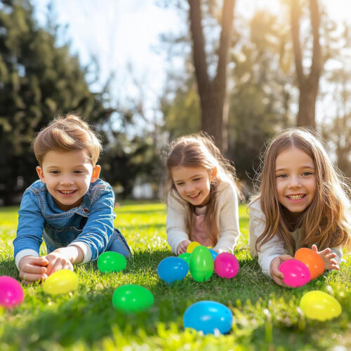 24Pack Prefilled Easter Eggs with Mini Stuffed Animal Plush Toys for Easter Gift - Picture 13 of 13