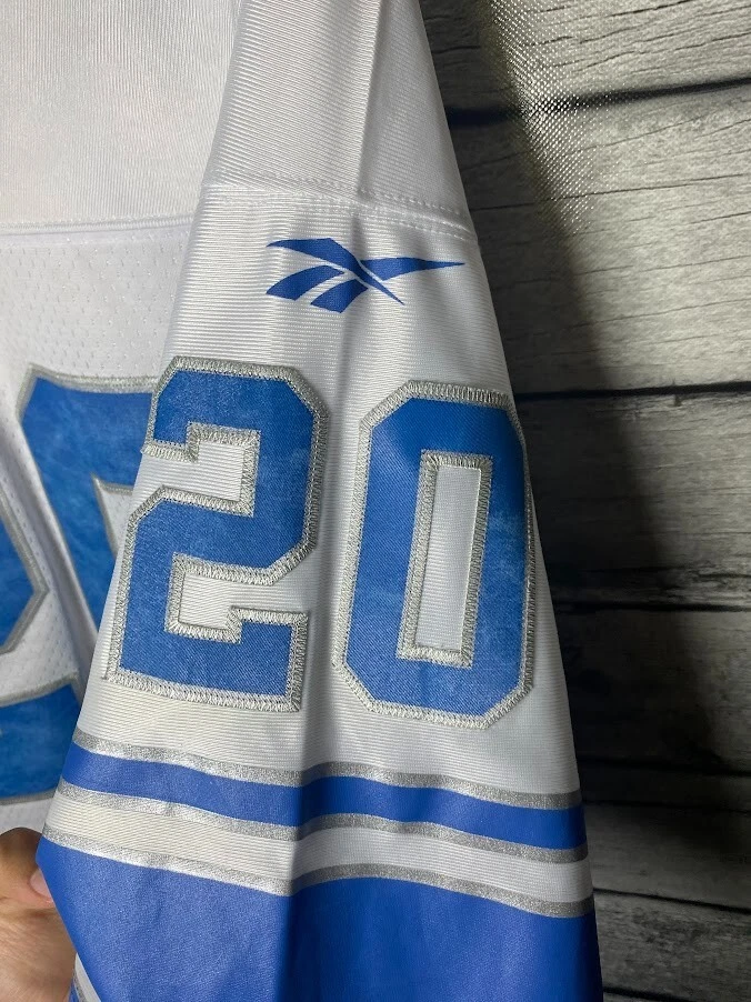 Camiseta deportiva retro Reebok 1996 Barry Sanders Detroit Lions * XLarge RARA visitante * Foto 3 de 4