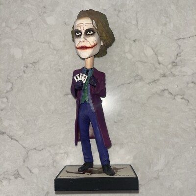 The Joker 8'' Bobblehead Headknocker NECA Heath Ledger The Dark Knight Bobblehead