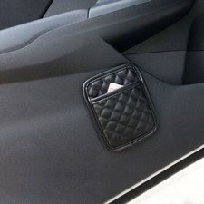 Small Pu Leather Car Storage Pocket Back Seat Center Door Console Organizer Bag