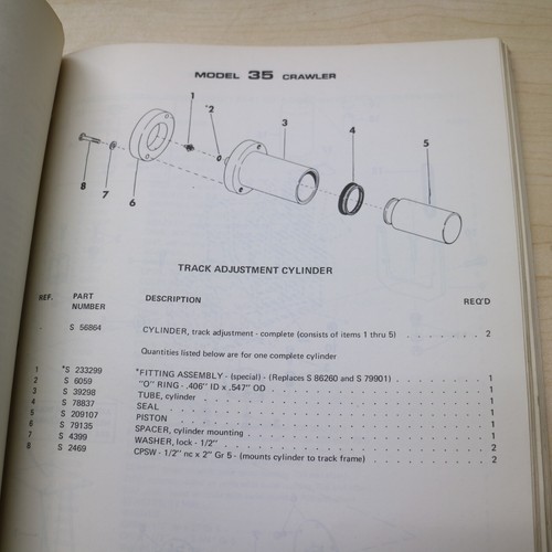 CASE DROTT 35 YC-EC SERIES B Crawler Excavator Spare Parts Manual book list - Picture 7 of 8