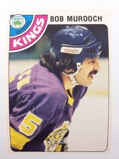1978 Bob Murdoch 91 OPC Los Angeles Kings O-Pee-Chee Hockey Card 0064M
