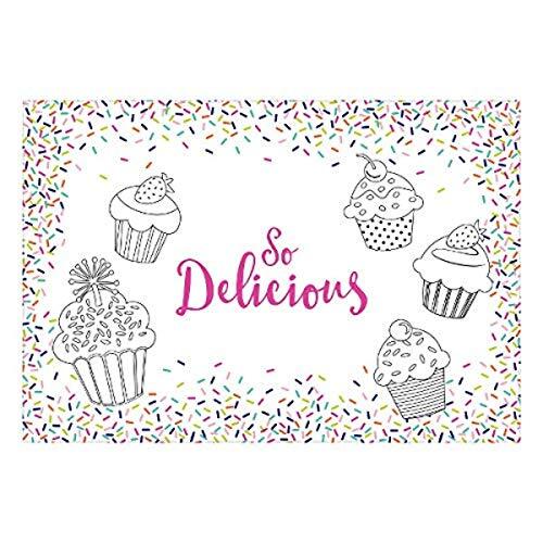 amscan 671982 Delicious Paper Placemats 24 pz