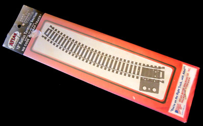 ATLAS 845 HO Scale 18'' Radius Terminal Track Section, NICKEL SILVER Code 100