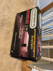 Nintendo NES Action Set System Console Empty BOX ONLY --**NO STYROFOAM**