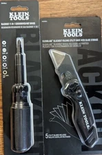 Klein Tools Blackout Limited Edition 11 In 1 Screwdriver Flickblade Utility Knif