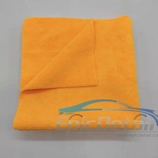 Image of 350gsm Premium Edgeless Microfibre Cloths 40 x 40 in Orange , Pack of 10