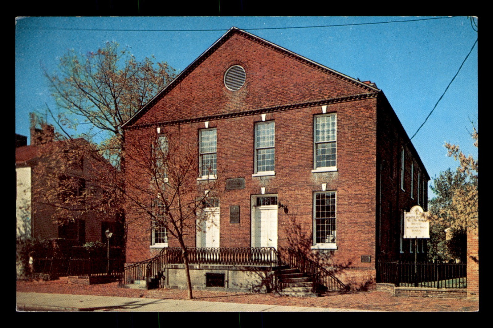 Old Presbyterian Meeting House Alexandria Virginia VA Unp Postcard