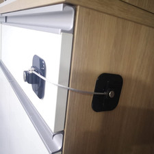 Upgraded Child Proof Refrigerator Door Lock, Large Base 2-Pack, Cabinet Lock for