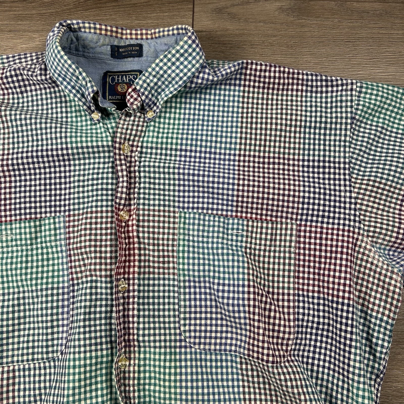 Vintage Chaps Ralph Lauren Patchwork Multicolor B… - image 2