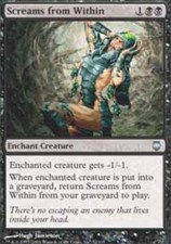 1x Screams from Within Heavy Play MTG Magic - Kid Icarus -