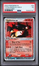 Typhlosion ex Holo PSA 1 2003 Pokemon Ex Sandstorm E Reader #99 LOW POP on eBay